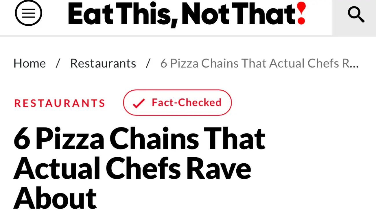 6 Pizza Chains That Actual Chefs Love