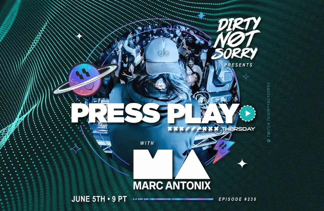 Dirty Not Sorry Pres: Marc Antonix - Press Play Thursday 06/05/25