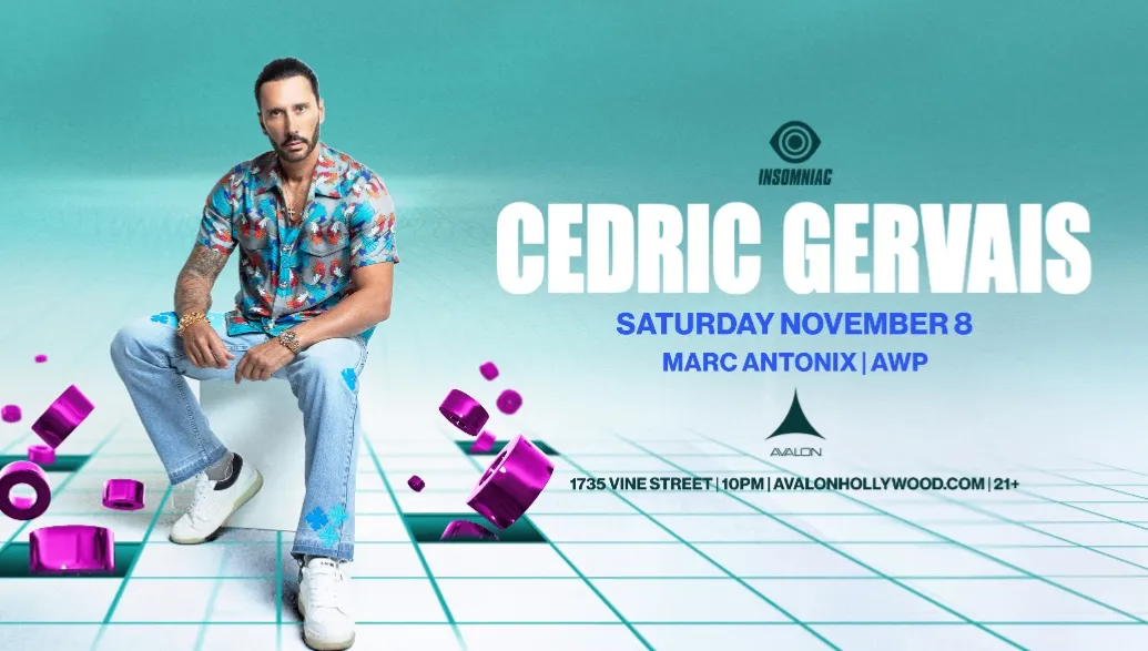 Marc Antonix @Avalon Hollywood with Cedric Gervais 11/08/25