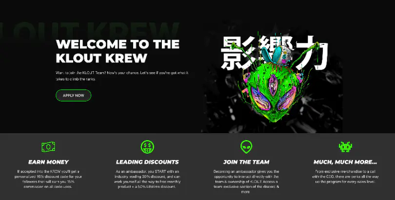 KLOUT KREW - APPLY TO BECOME AN AMBASSADOR