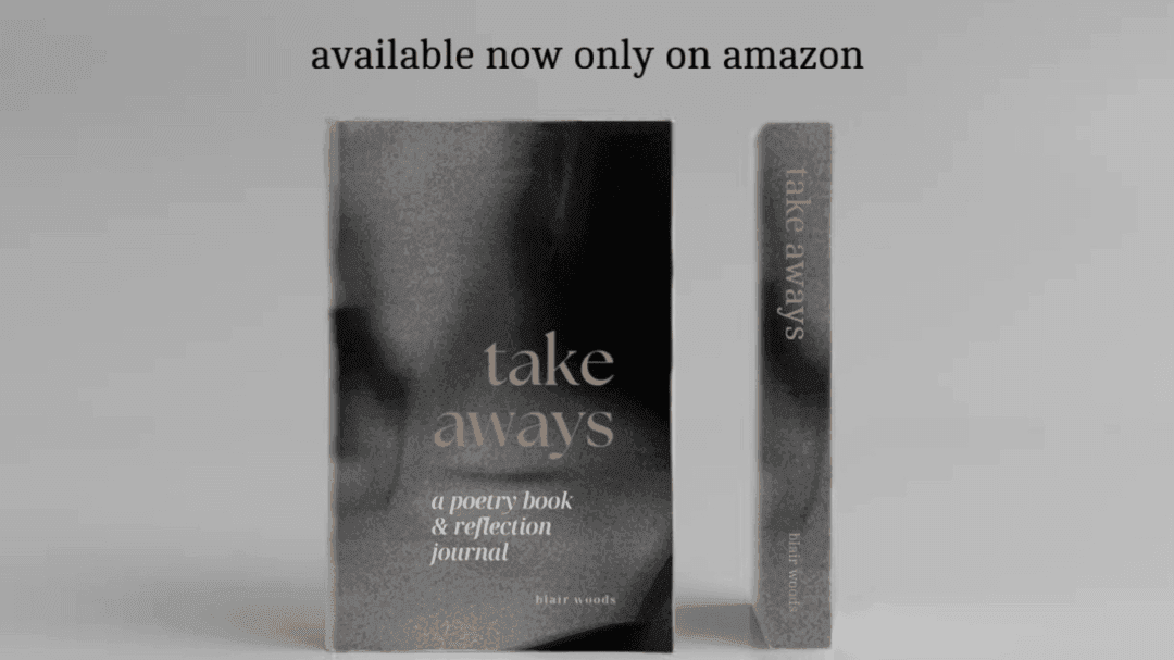 new poetry book; "take aways" by blair woods