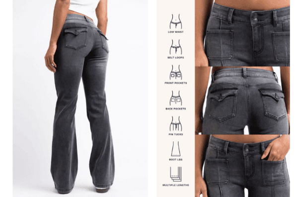 Claire 01Low Bootcut Jeans