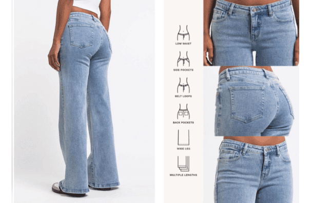 Dina 01Low Vide Jeans
