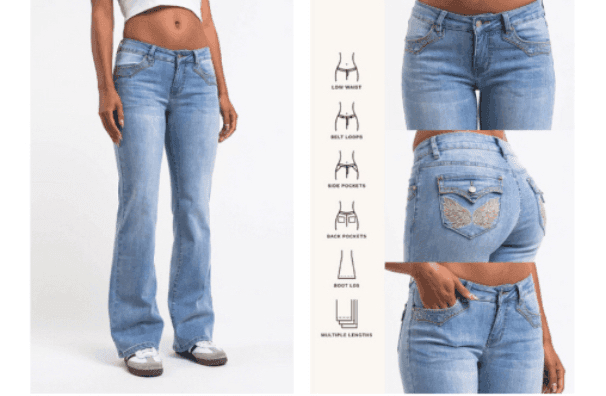 Taylor 01Low Bootcut Jeans