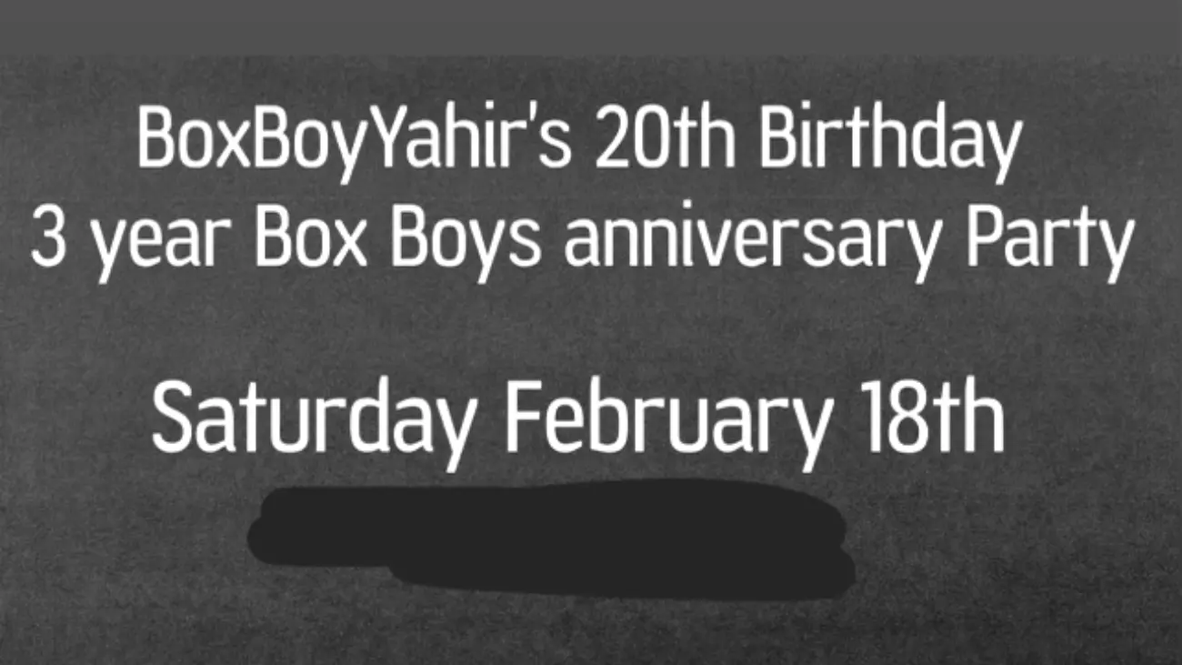 RSVP For Our 3 Year Anniversary Party!