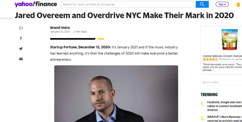 Yahoo Finance 