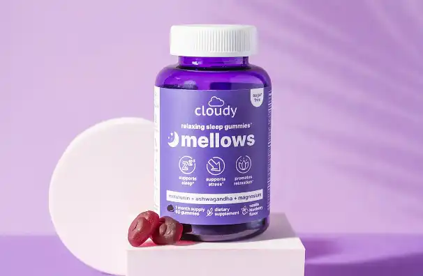 Mellows Relaxing Sleep Gummies Supplement