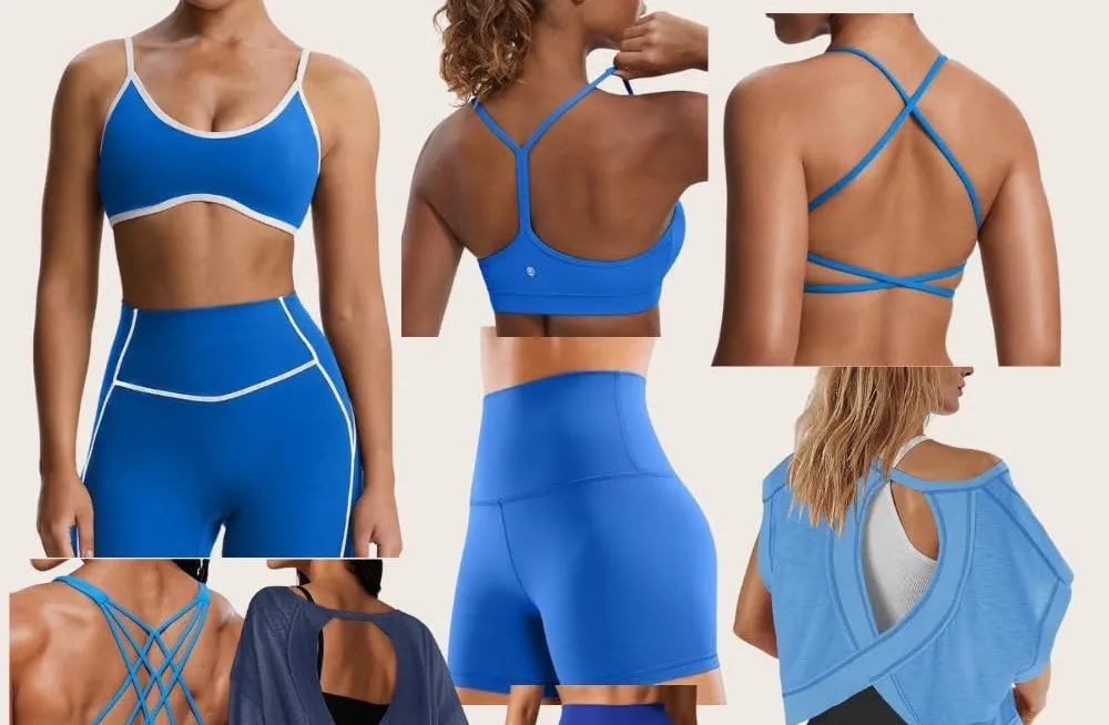 blue activewear 