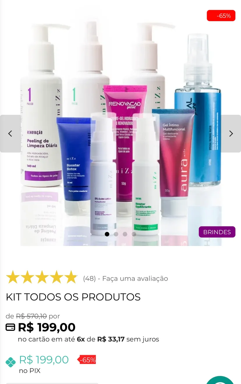 9 produtos por R$199 | MIZZ semana do consumidor 