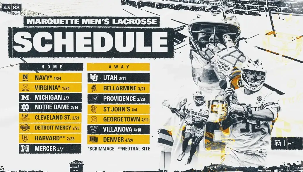 2026 Men's Lacrosse Schedule - Marquette University Athletics