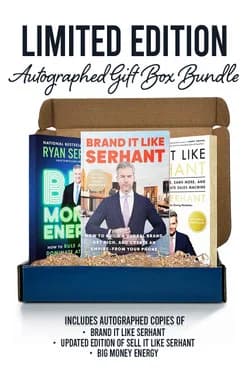 Autographed Bundle: Sell It Like Serhant / Brand It Like Serhant / Big Money Energy
