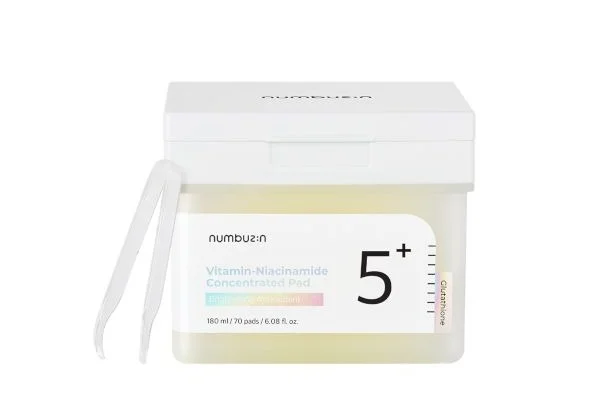 numbuzin - No.5+ Glutathione Vitamin Concentrated Toner Pad 