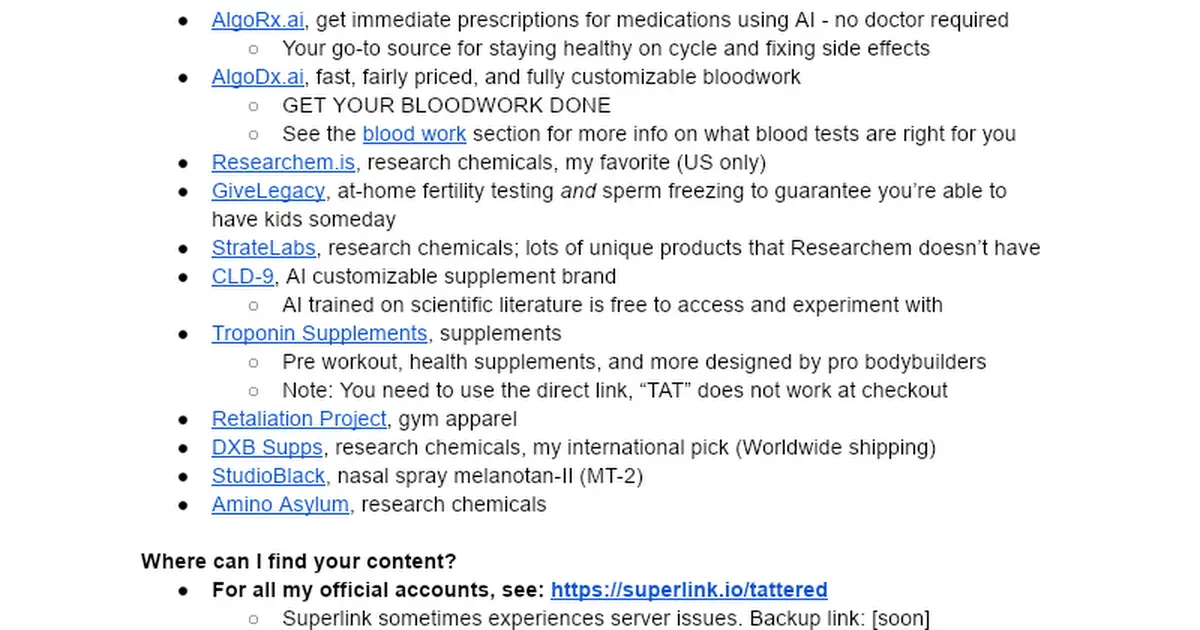 FAQ: Guides & Sources