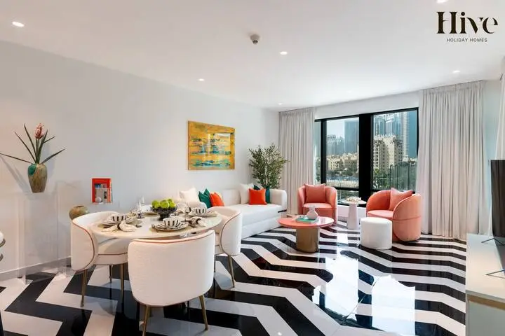 BURJ KHALIFA VIEWS!! Luxury Rental unit in Dubai · ★New · 1 bedroom · 2 beds · 1 bath