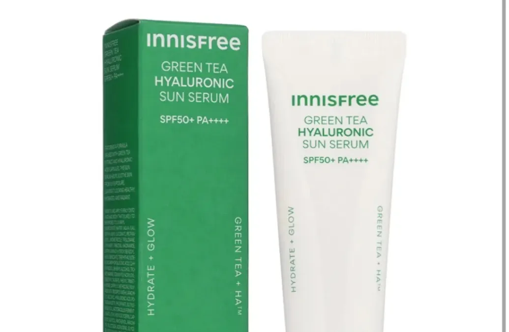 innisfree - Green Tea Hyaluronic Sun Serum