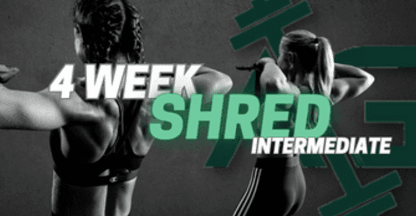 My 4 Week Shred For Intermediate Athletes