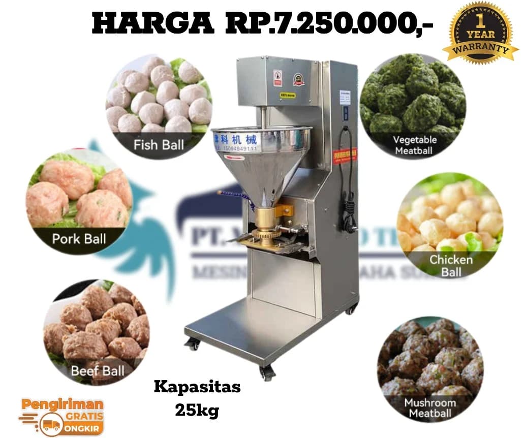 MESIN CETAK BAKSO BESAR
