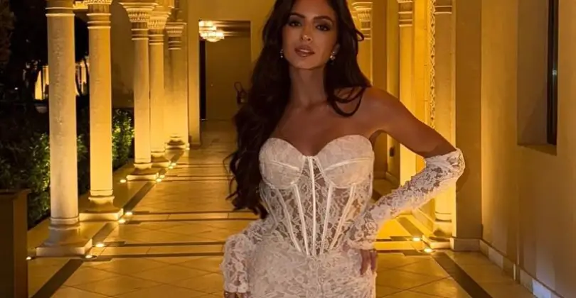 ALESSANDRA LACE DRESS - WHITE