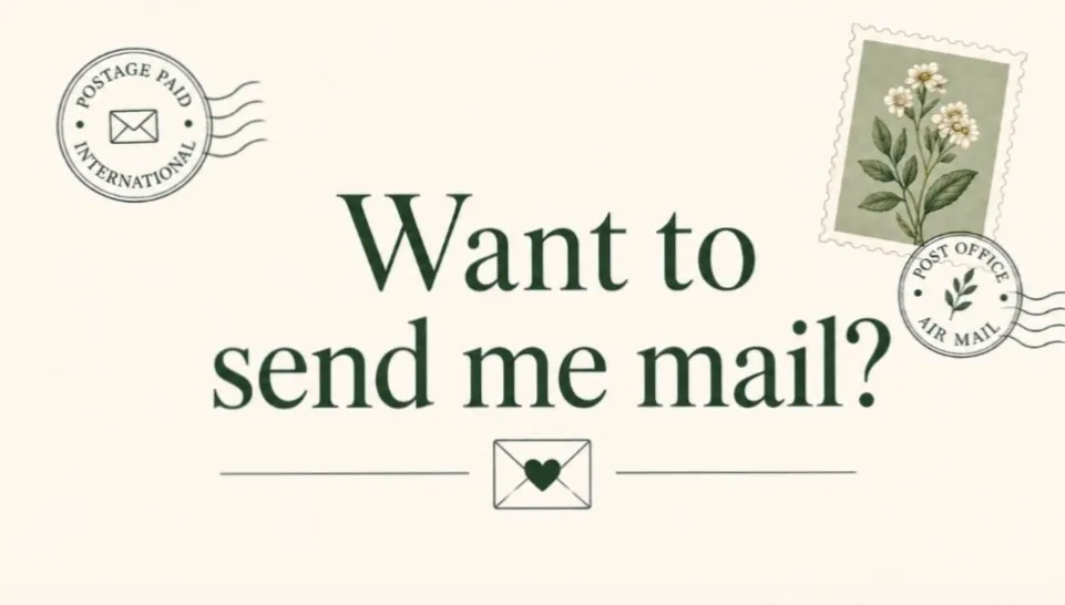 Send me mail 💌