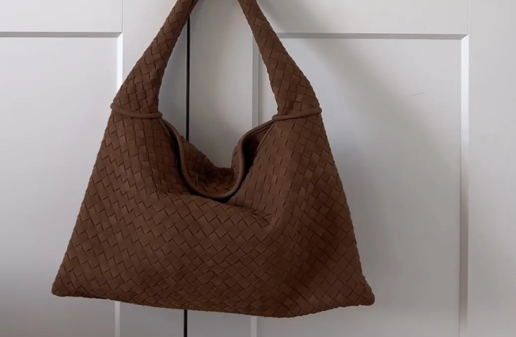 Brown Woven bag as seen on TikTok ⭐️