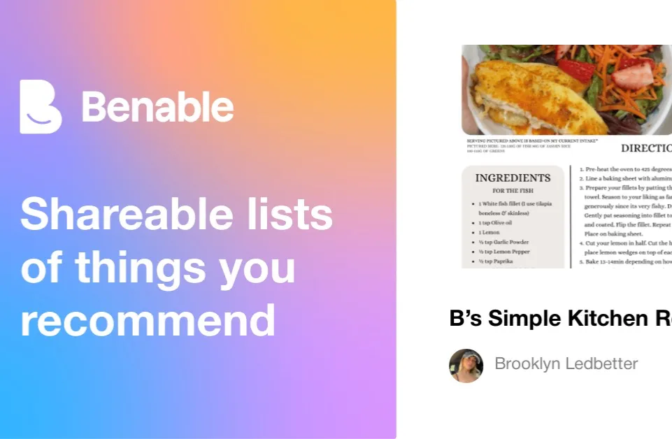 B’s Simple Kitchen Recipes by Me