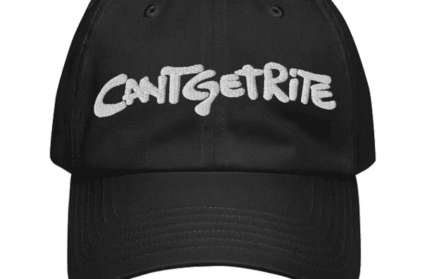 CantGetRite Under Armour® dad Black Hat