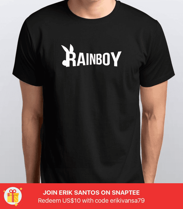 Rainboy Black T-Shirt 
