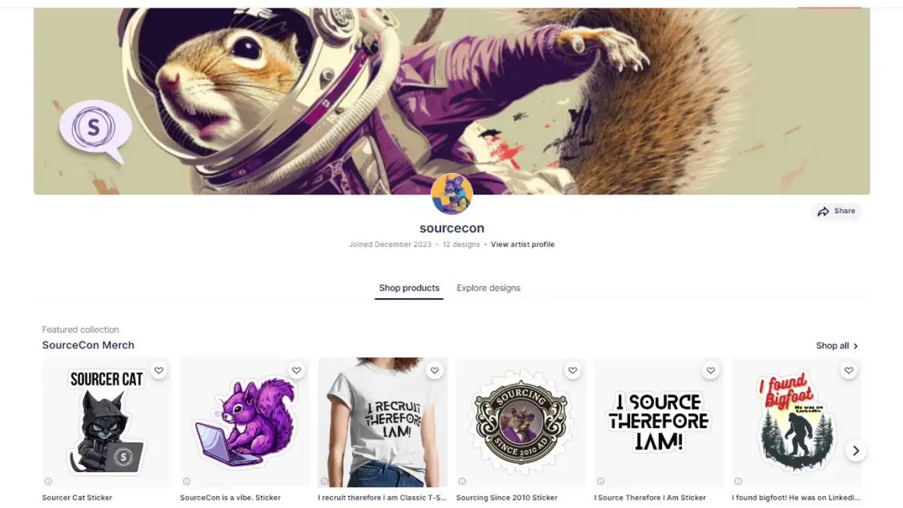 SourceCon Merch Shop