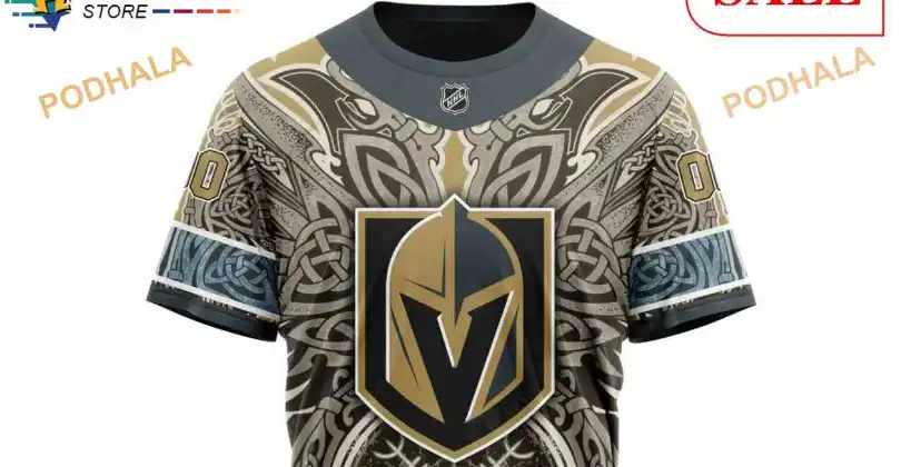 Vegas Golden Knights Norse Viking Hoodie 3D