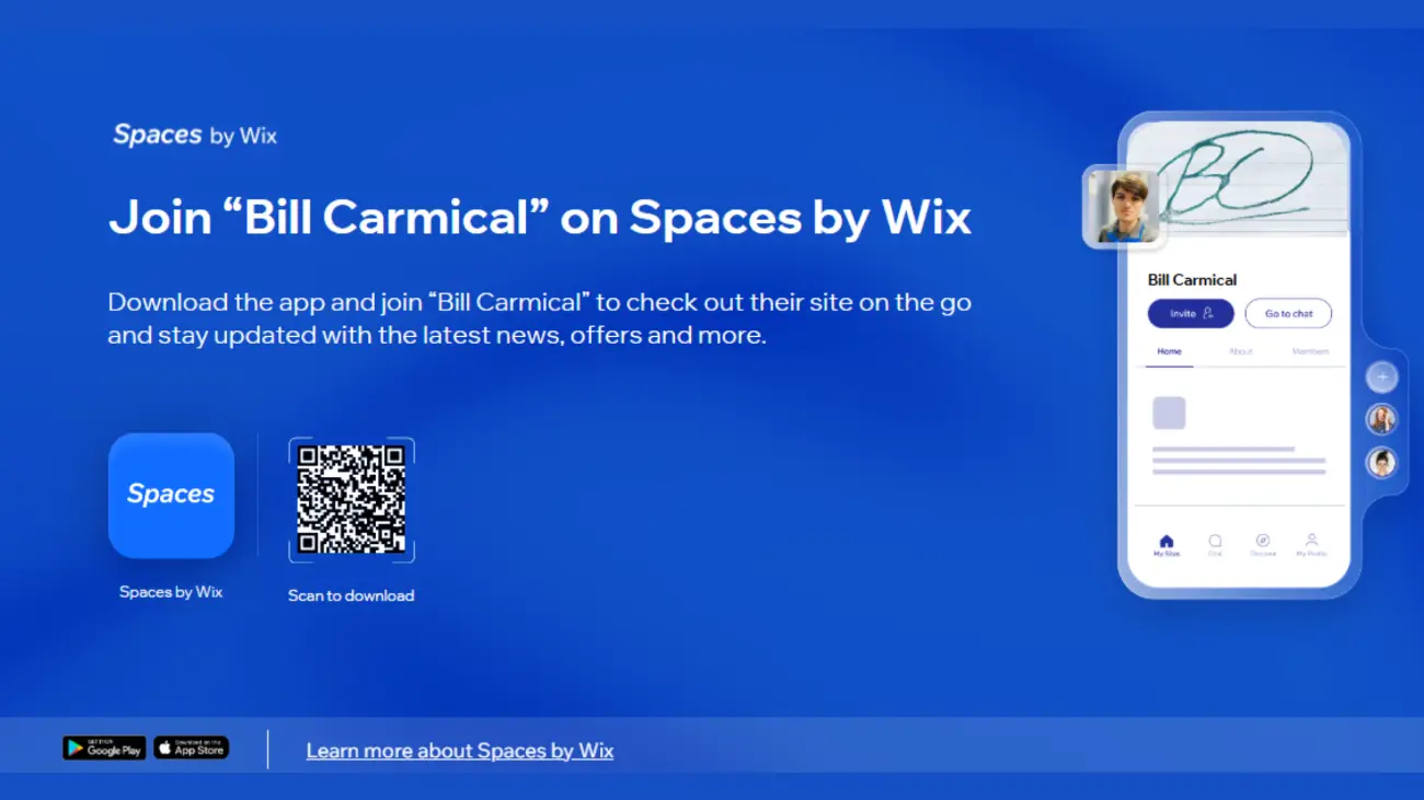 "Bill Carmical" App for iOS and Android