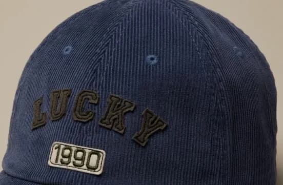 Lucky Corduroy Baseball Hat