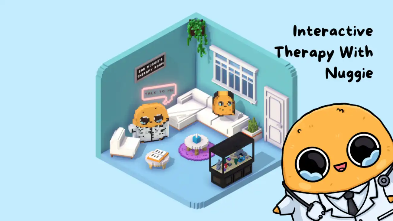 Interactive therapy with Sad Nuggie