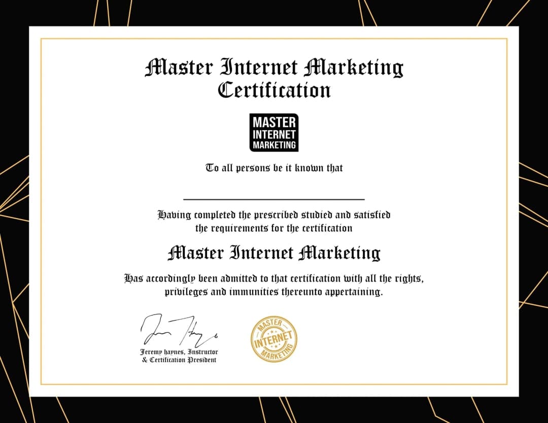 Master of Internet Marketing