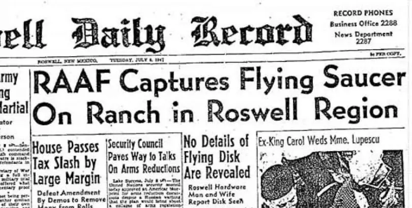 El incidente Roswell y el primer contacto 