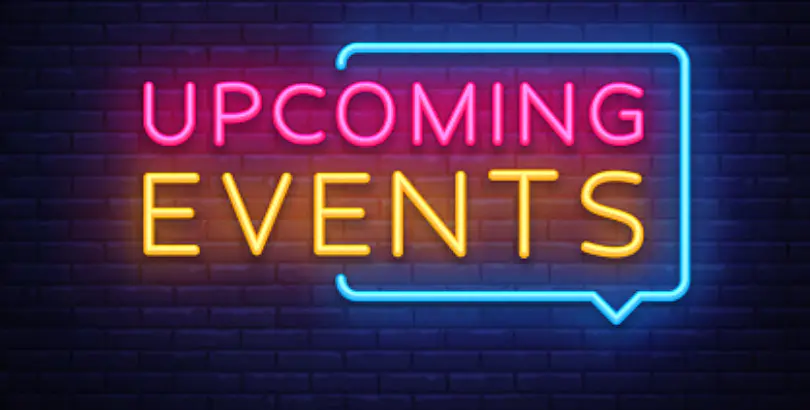 Click here to see our UPCOMING EVENT SCHEDULE