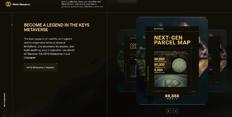 OFFICIAL META MANSIONS WEBSITE