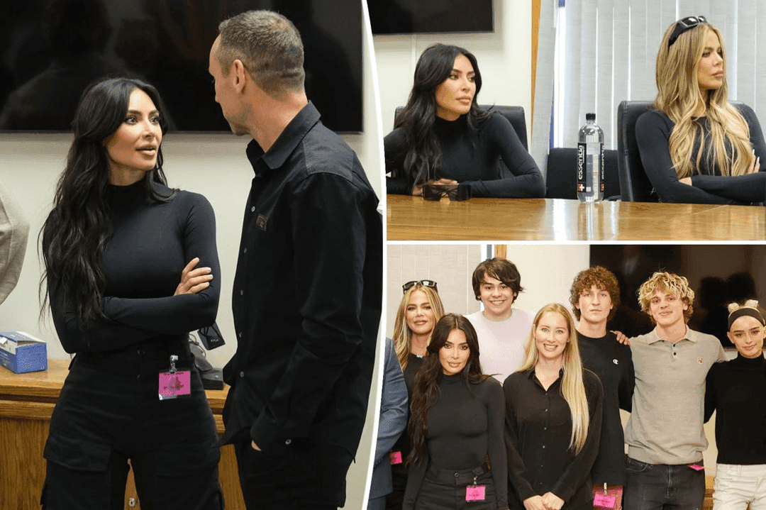 Kim Kardashian & group visit Cali prison