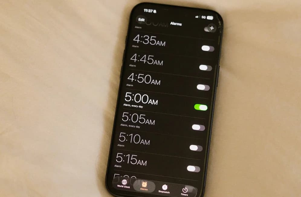 How To Stop Snoozing Your Alarm Worksheet