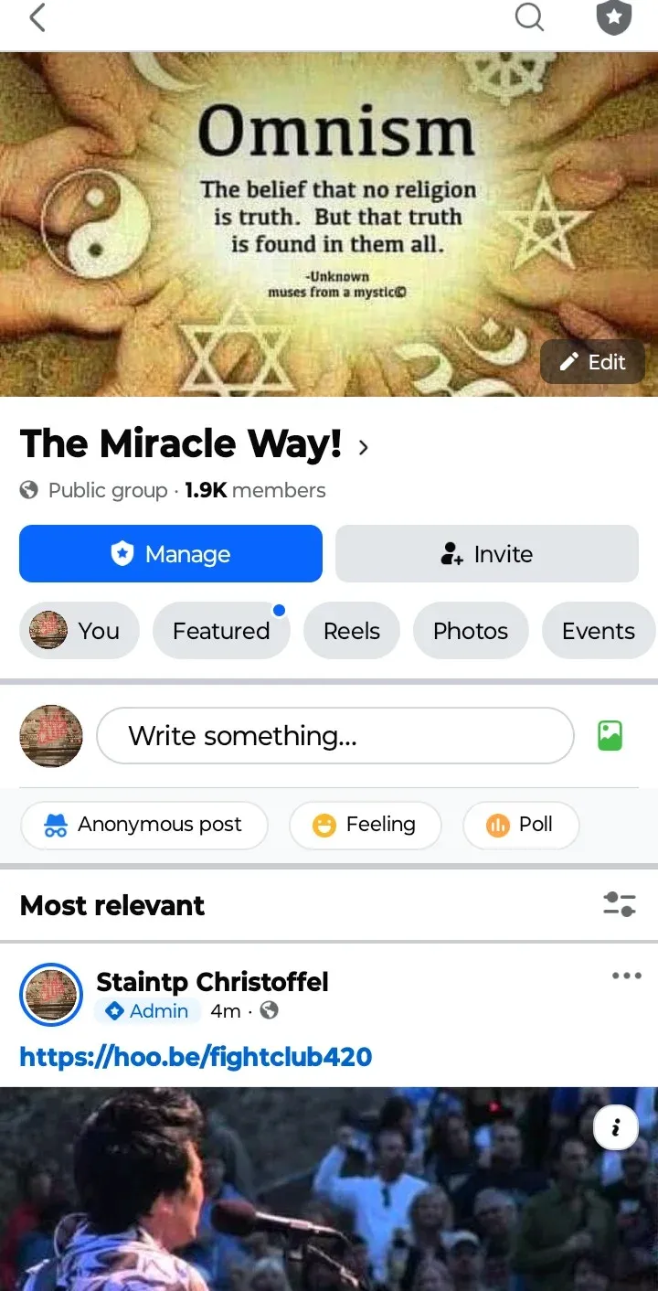 THE MIRACLE WAY GROUP FIGHT CLUB 🎶