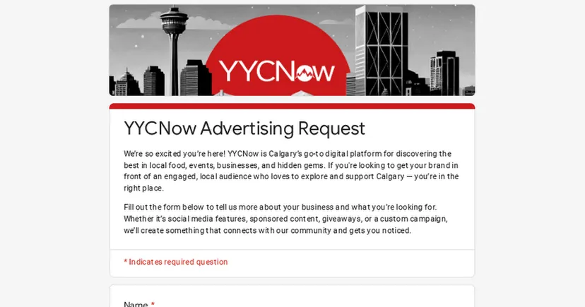 Advertise with YYCNow