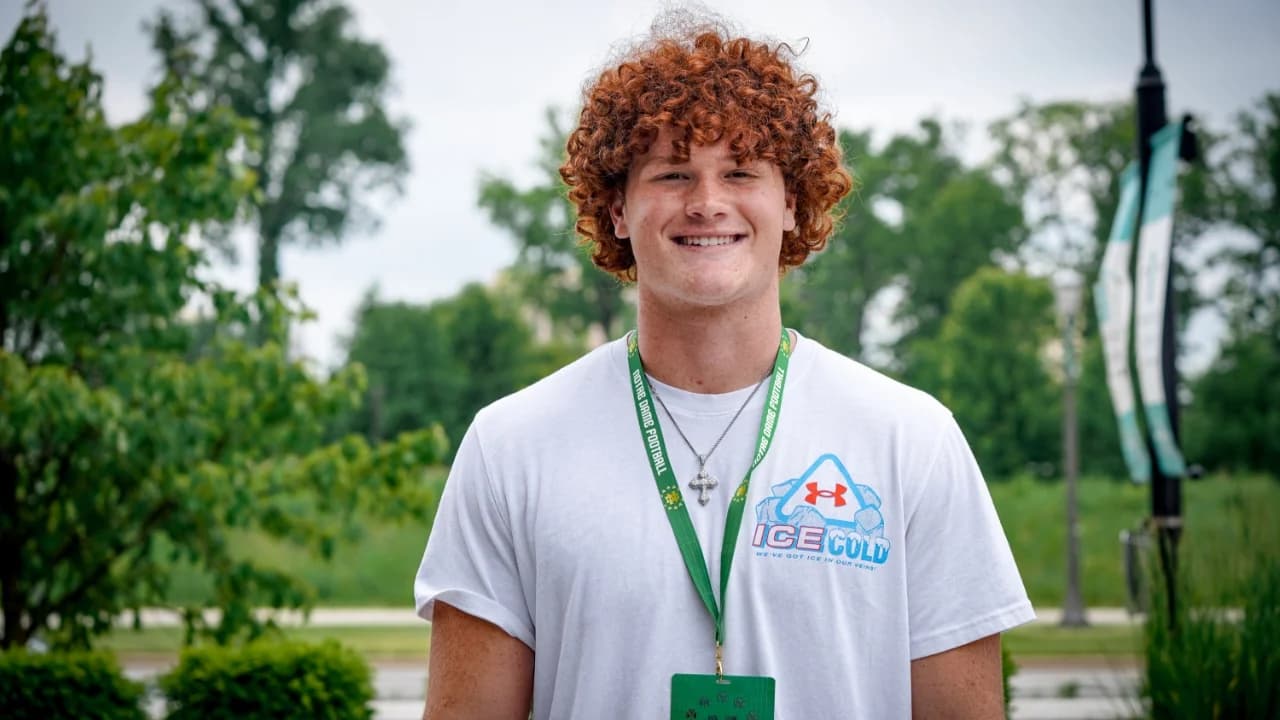 2028 DE Asher Ghioto Returns to Notre Dame, Leaves With Offer