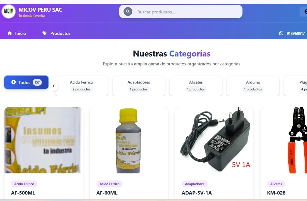 WEB - MICOV store