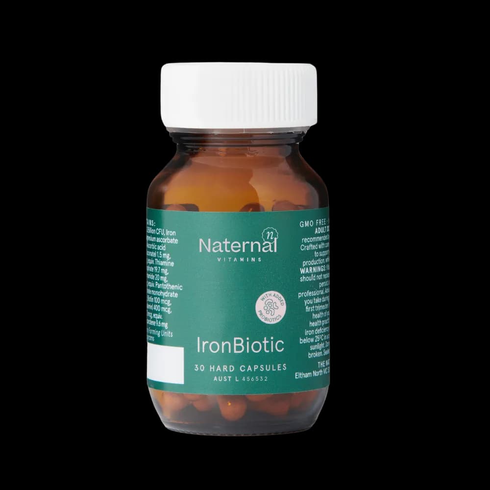 IronBiotic by Naternal Vitamins - Gentle Iron Supplement