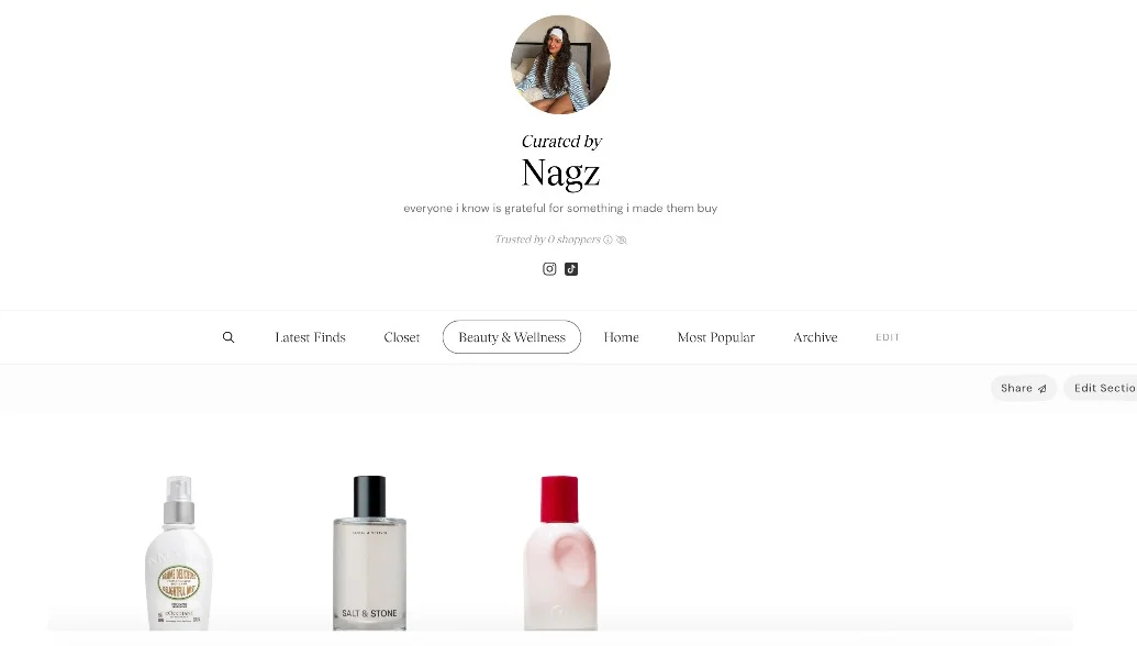 shopmy: all my links
