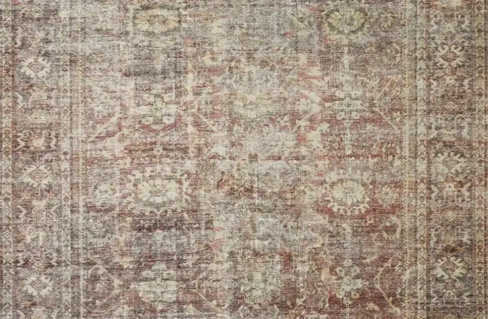 bordeaux/antique rug