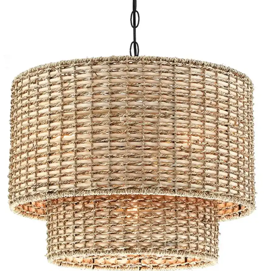 Rattan Light Fixture