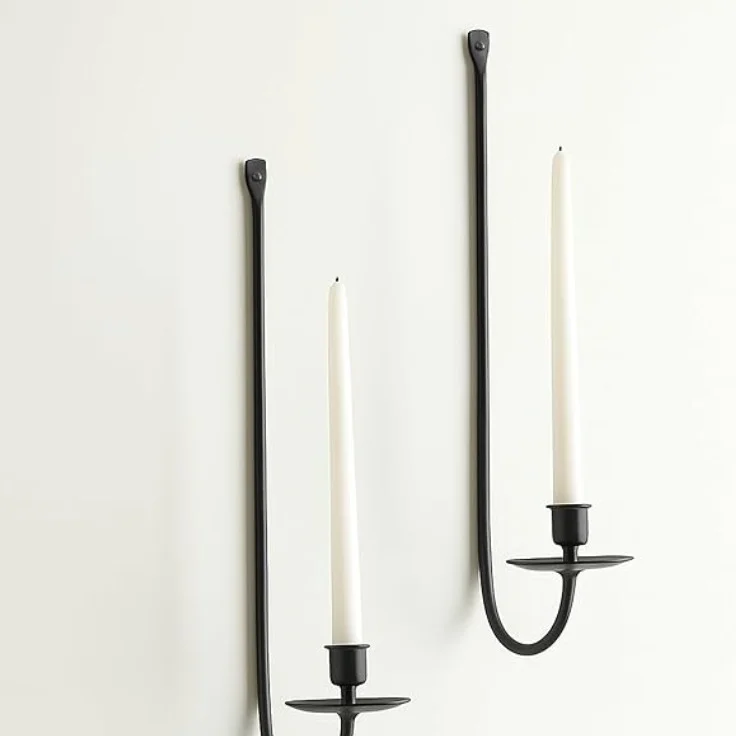 Metal Wall Candle Sconce