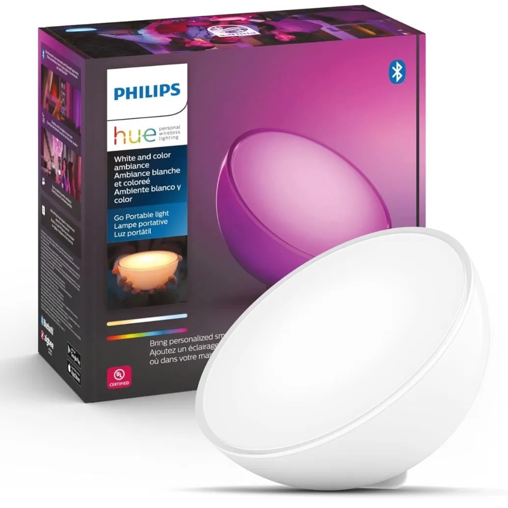 Philips Hue Go Smart Portable Dimmable Table Lamp