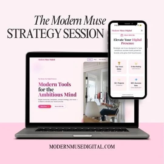 The Modern Muse Strategy Session (Signature 1:1)