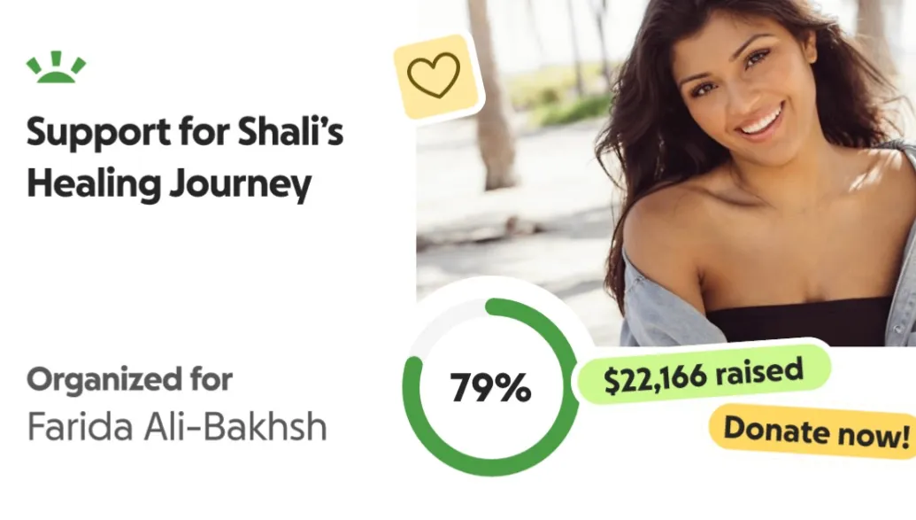 Donate to Support for Shali’s Healing Journey, organized by Nicolle Napolitano
